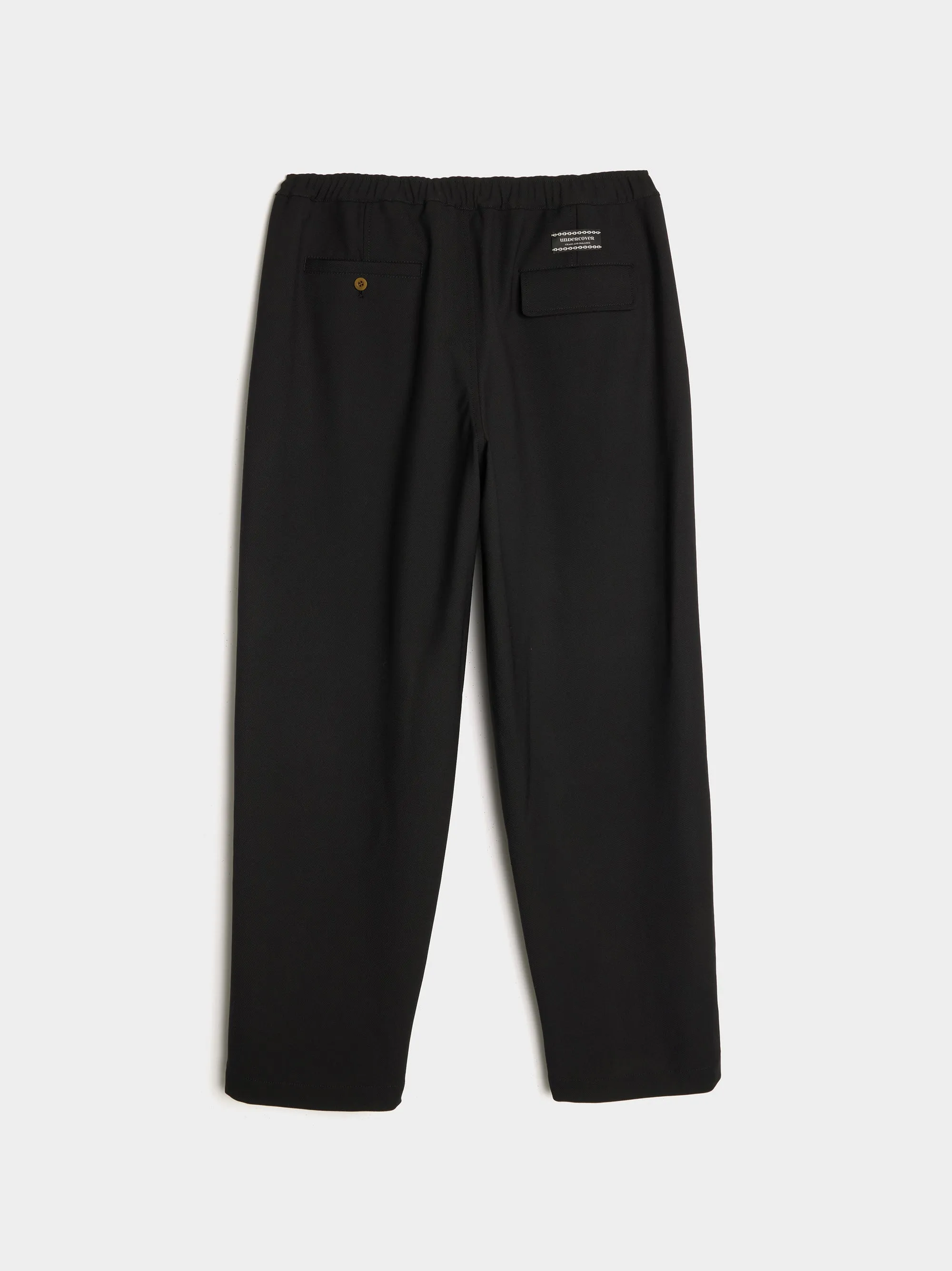 O-Ring Wool Pant, Black