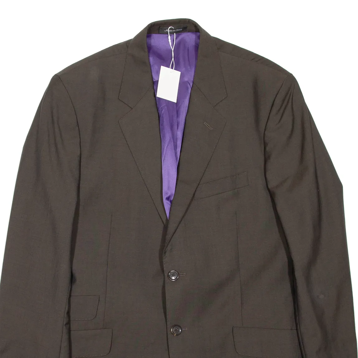 PAUL SMITH Mens Blazer Coat Brown Wool L