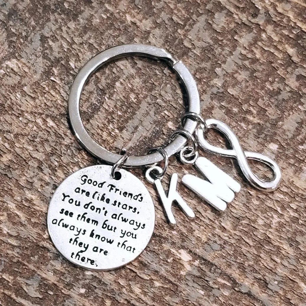 Personalized Friendship Keychain