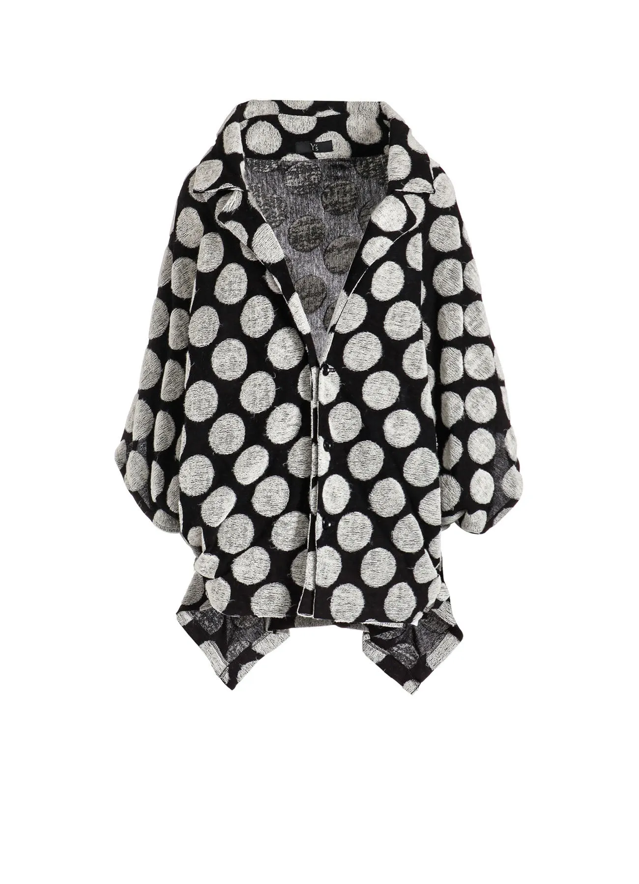 POLKA DOT PILE JQ CARDIGAN JACKET