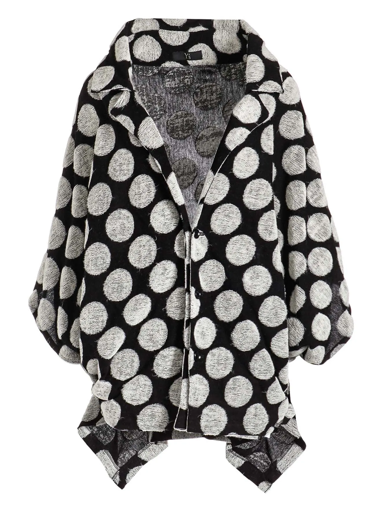 POLKA DOT PILE JQ CARDIGAN JACKET