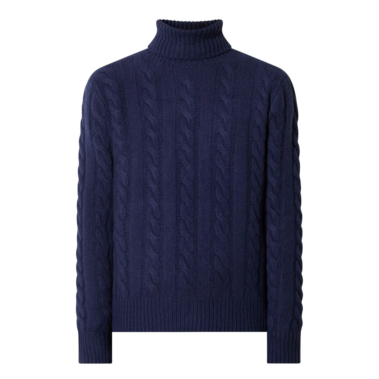 POLO RALPH LAUREN Cable-Knit Aran Sweater - Navy