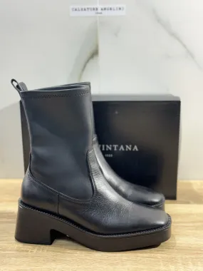 Pons Quintana Stivaletto Donna Pelle Nera Casual Boot Pons Quintana 36