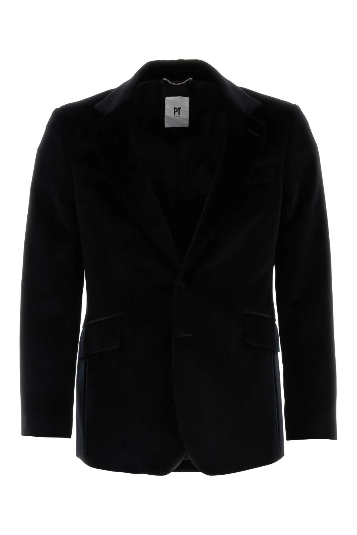 Pt Torino Black Wool Blazer