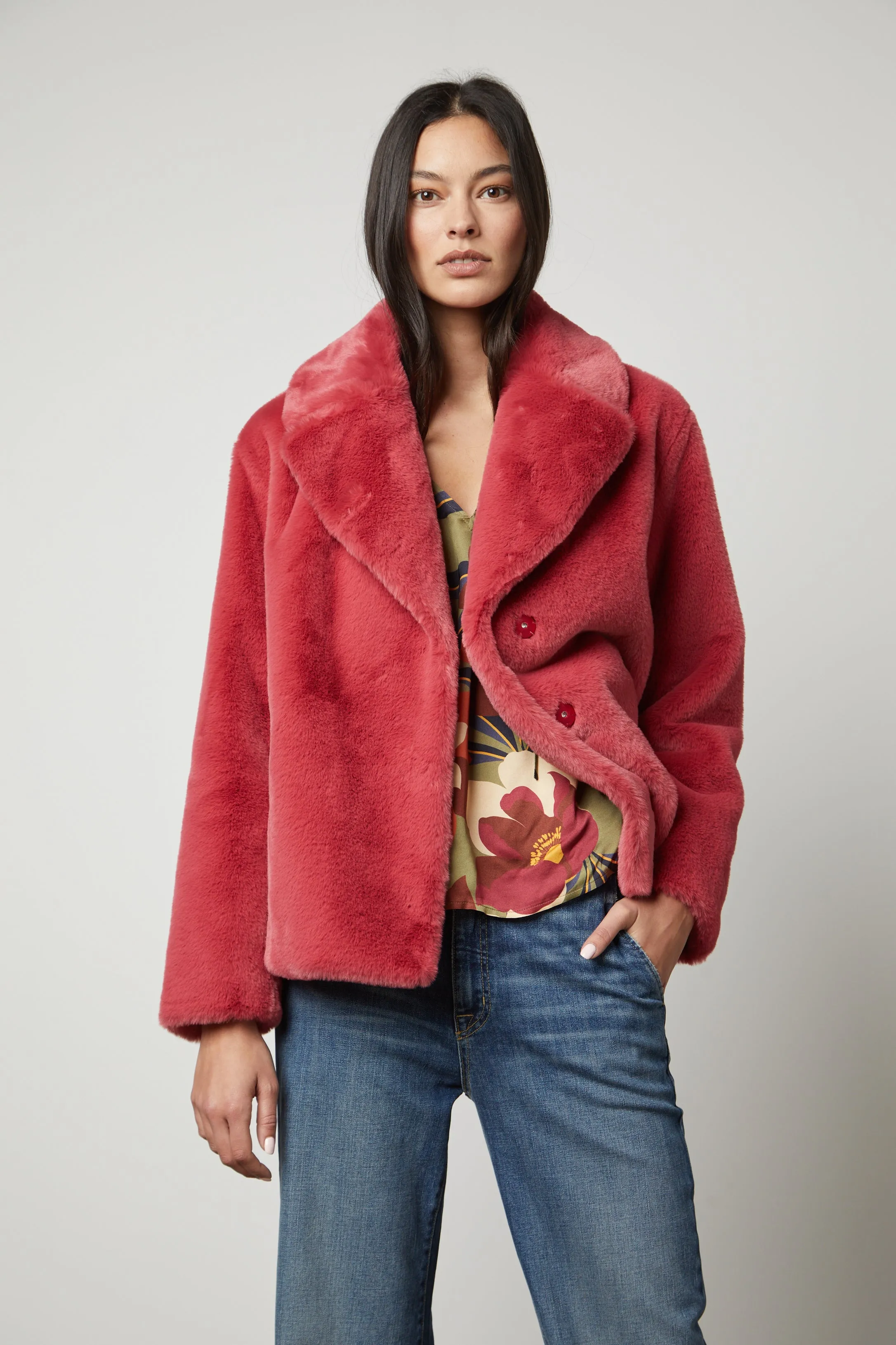 RAQUEL JACKET IN ROSE