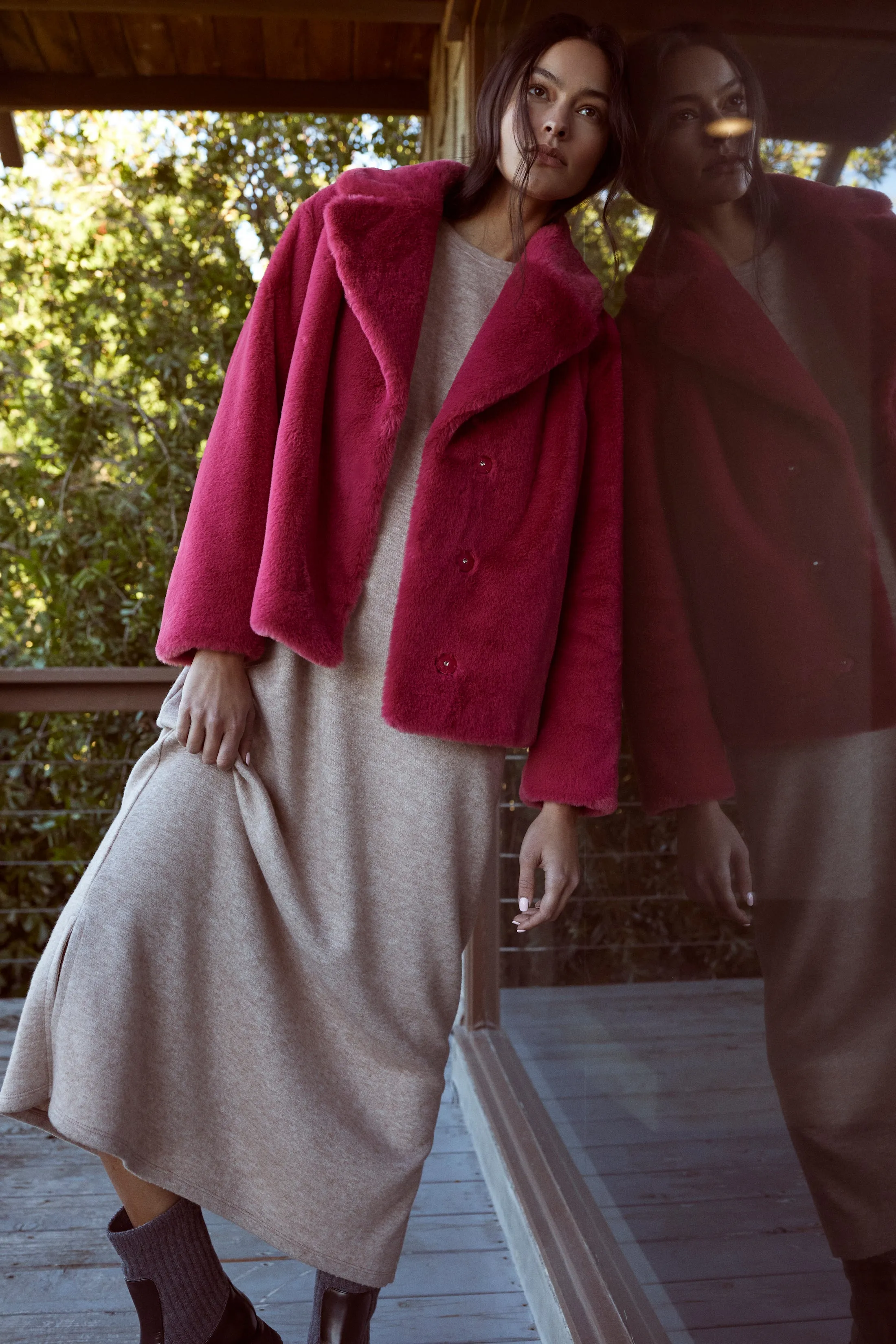 RAQUEL JACKET IN ROSE