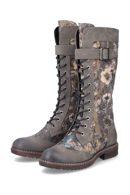 Rieker Ladies boots 94734 90 grey multi