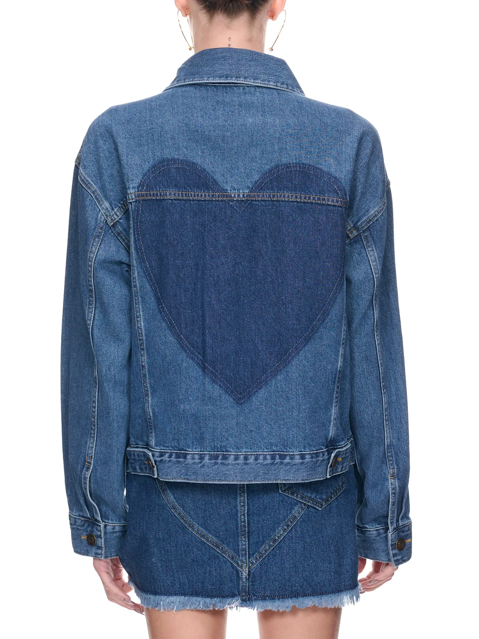 Rope Cut-Out Jacket (2301J06A176-LIGHT-BLUE)