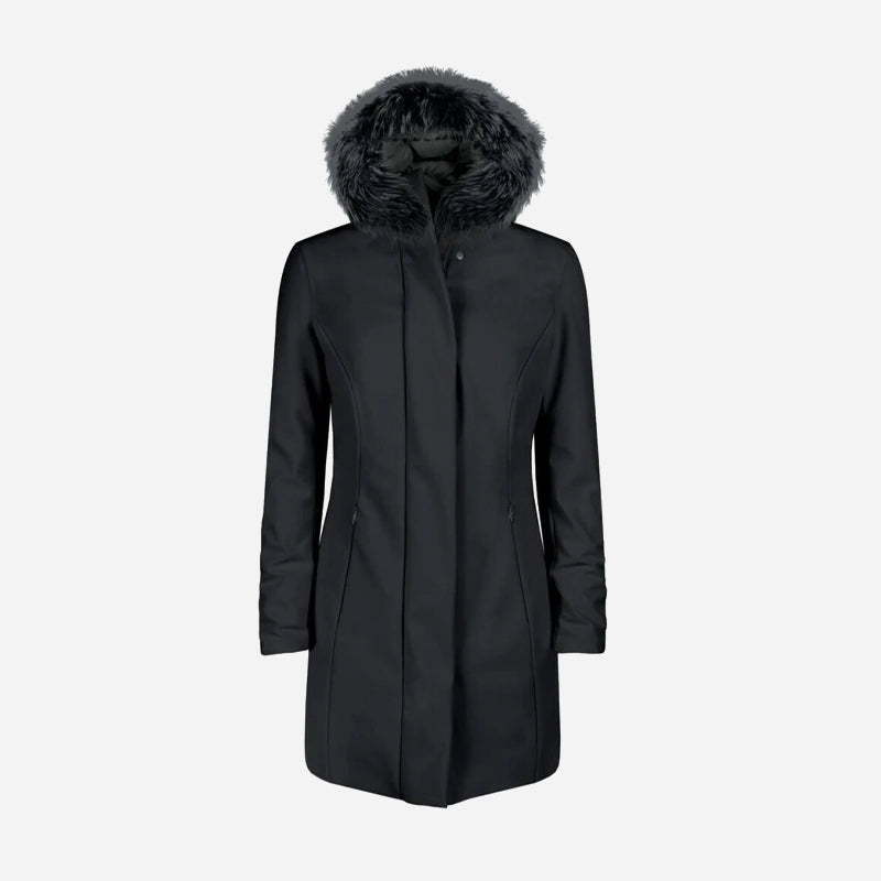 RRD Winter Long Fur Jacket 10 Black