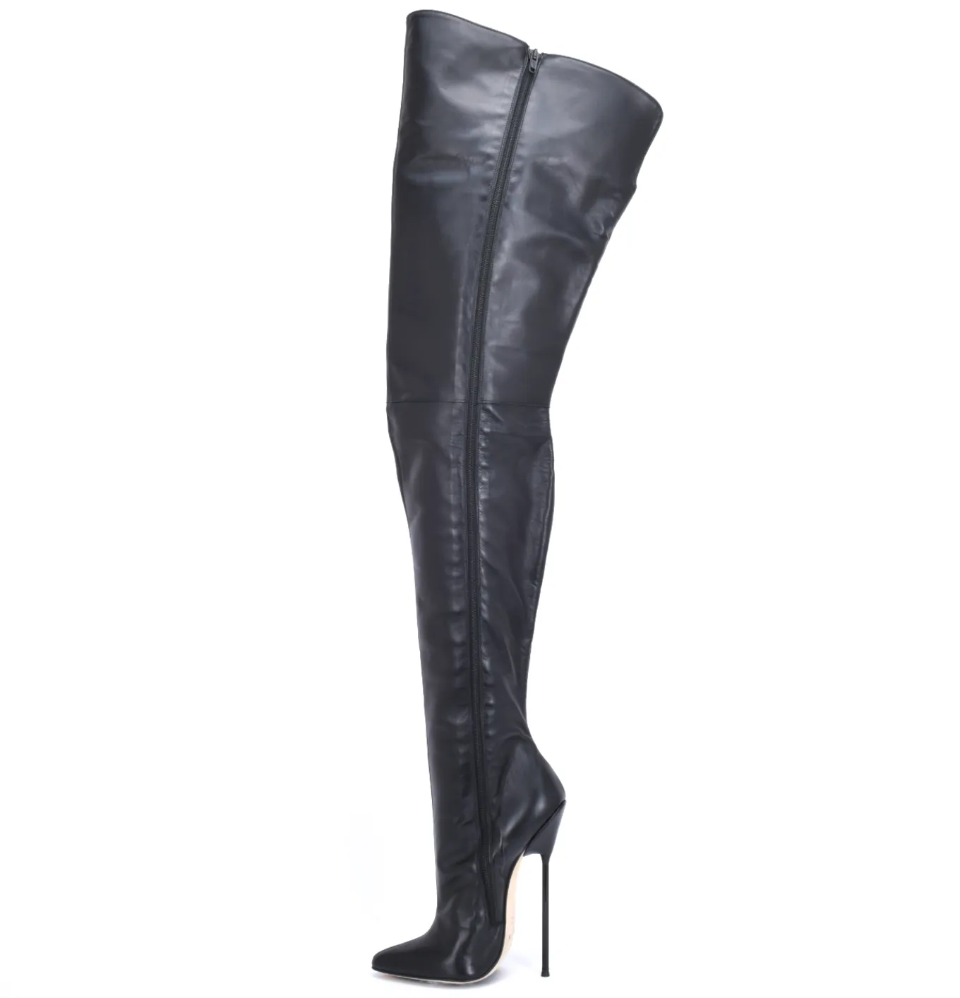 Sanctum VICTORIA THIGH BOOTS BLACK NAPPA