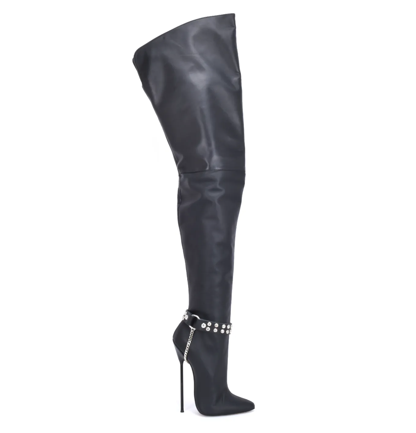 Sanctum VICTORIA THIGH BOOTS BLACK NAPPA