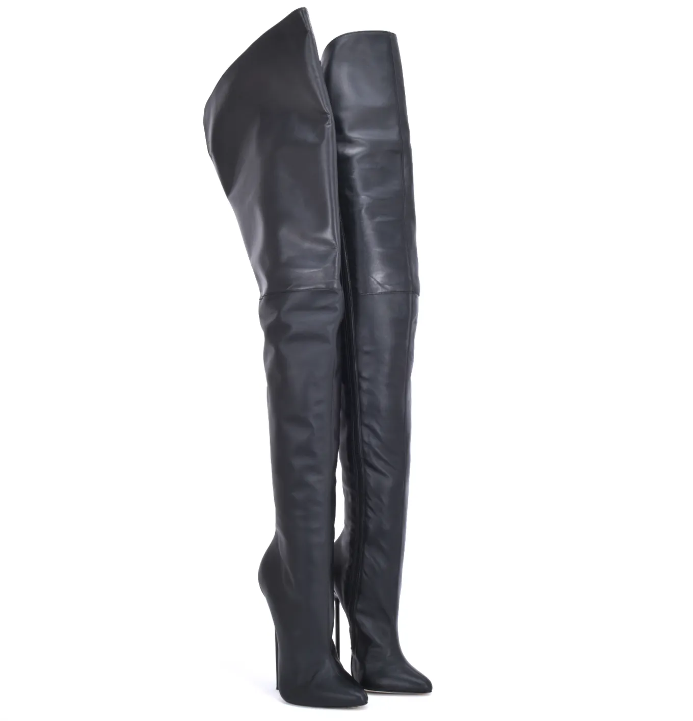 Sanctum VICTORIA THIGH BOOTS BLACK NAPPA