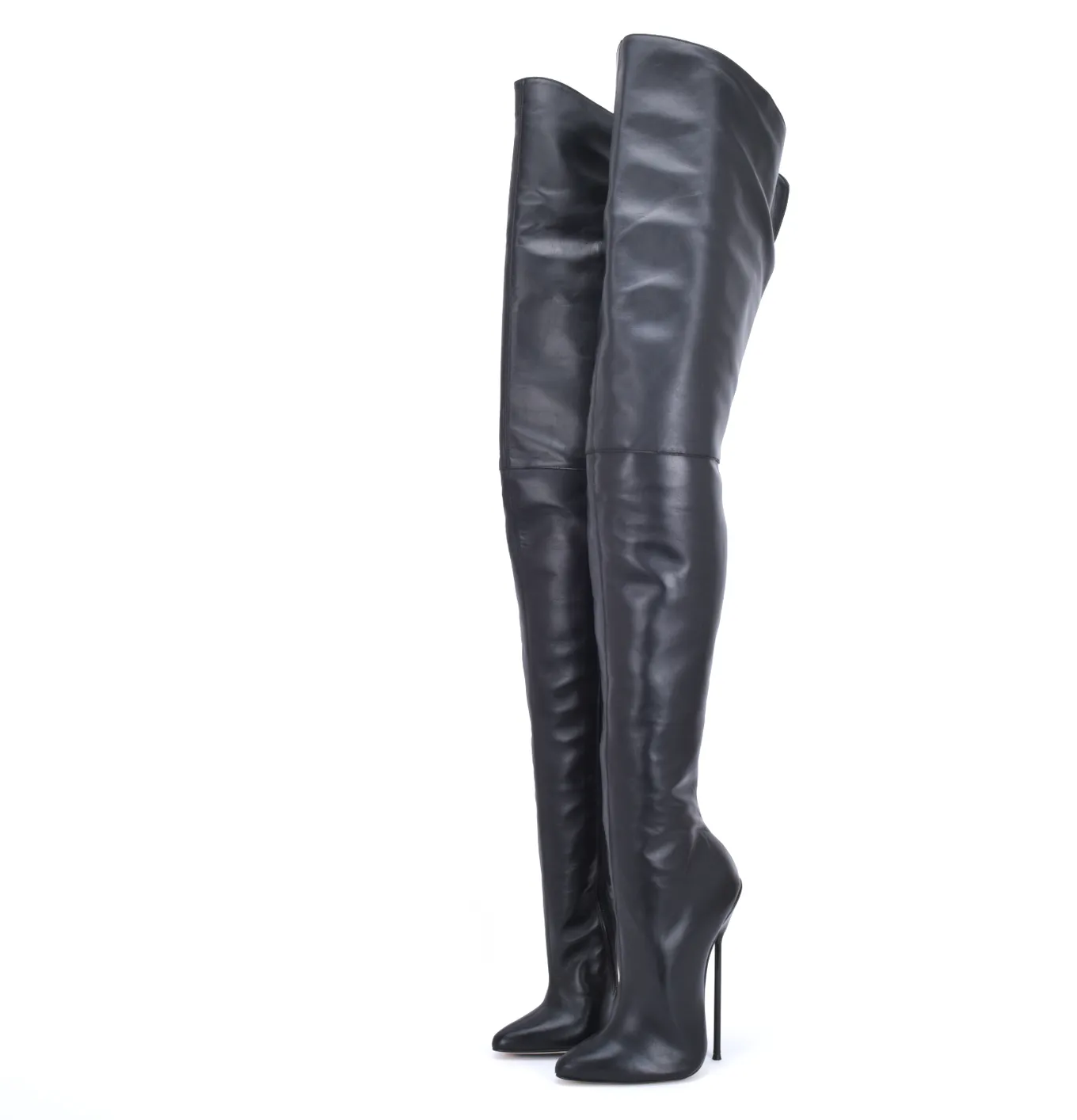 Sanctum VICTORIA THIGH BOOTS BLACK NAPPA