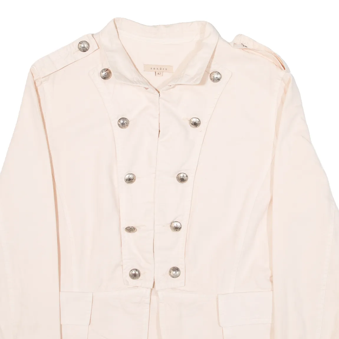 SANDRO Womens Blazer Jacket Pink M