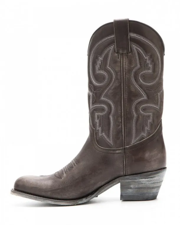 Sendra Boots ladies mid calf distressed leather cowboy boots