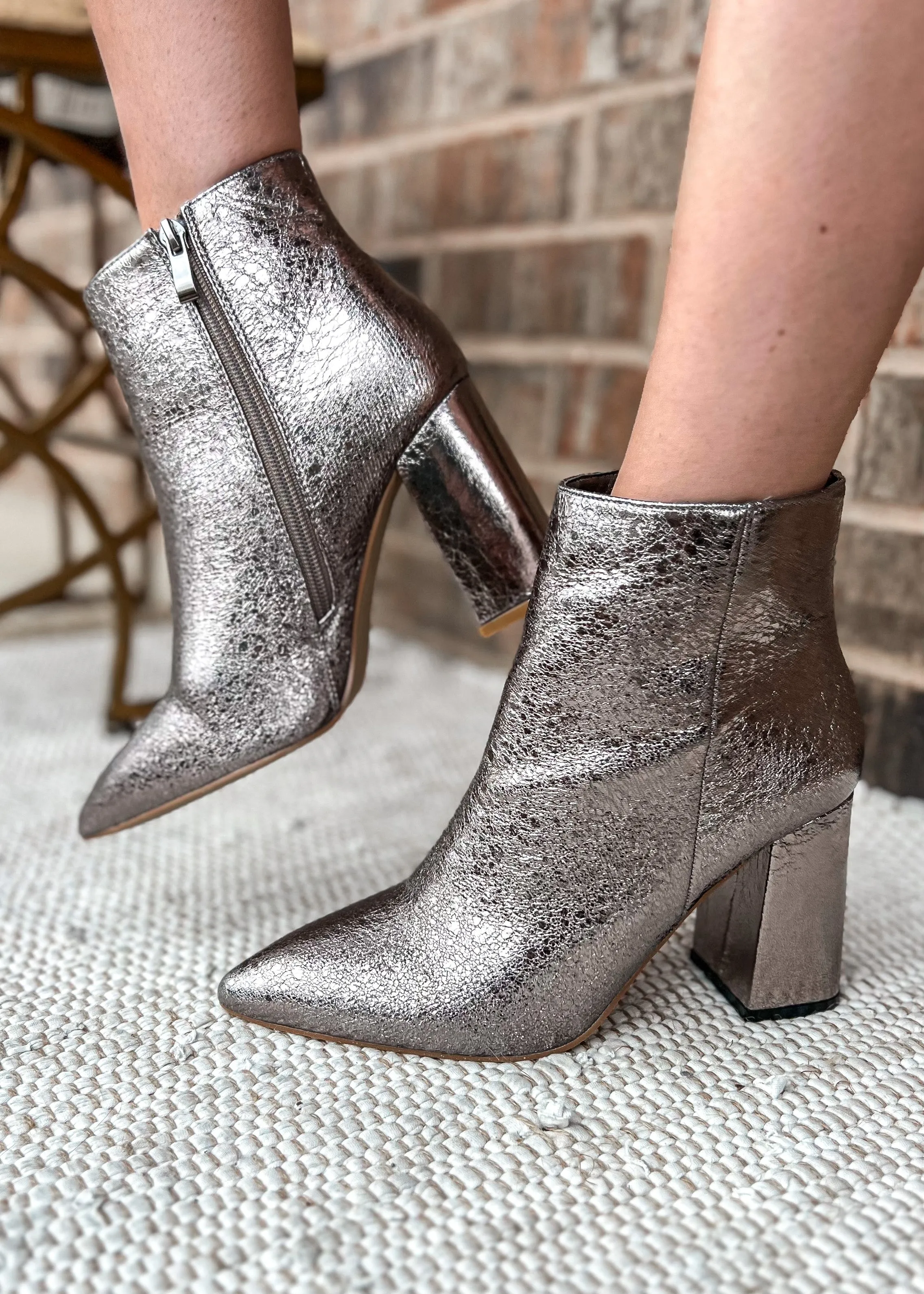 Shu Shop Bootie | Veronica Pewter