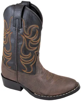 Smoky Mountain Boots - Youth Unisex Monterey Brown/Black Faux Leather 1575Y