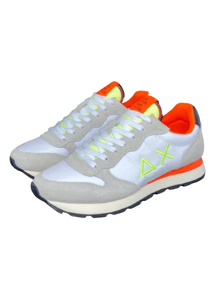 SNEAKERS UOMO BIANCHE/FLUO Z32102 TOM FLUO