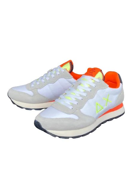 SNEAKERS UOMO BIANCHE/FLUO Z32102 TOM FLUO