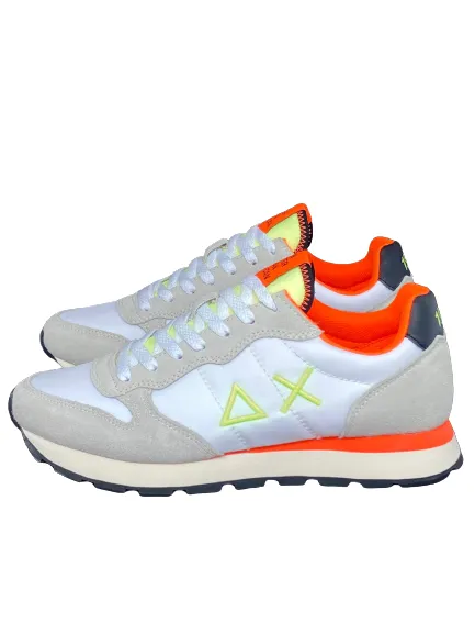 SNEAKERS UOMO BIANCHE/FLUO Z32102 TOM FLUO