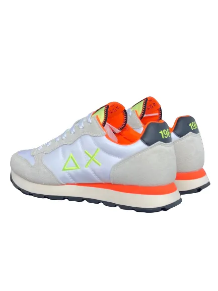 SNEAKERS UOMO BIANCHE/FLUO Z32102 TOM FLUO