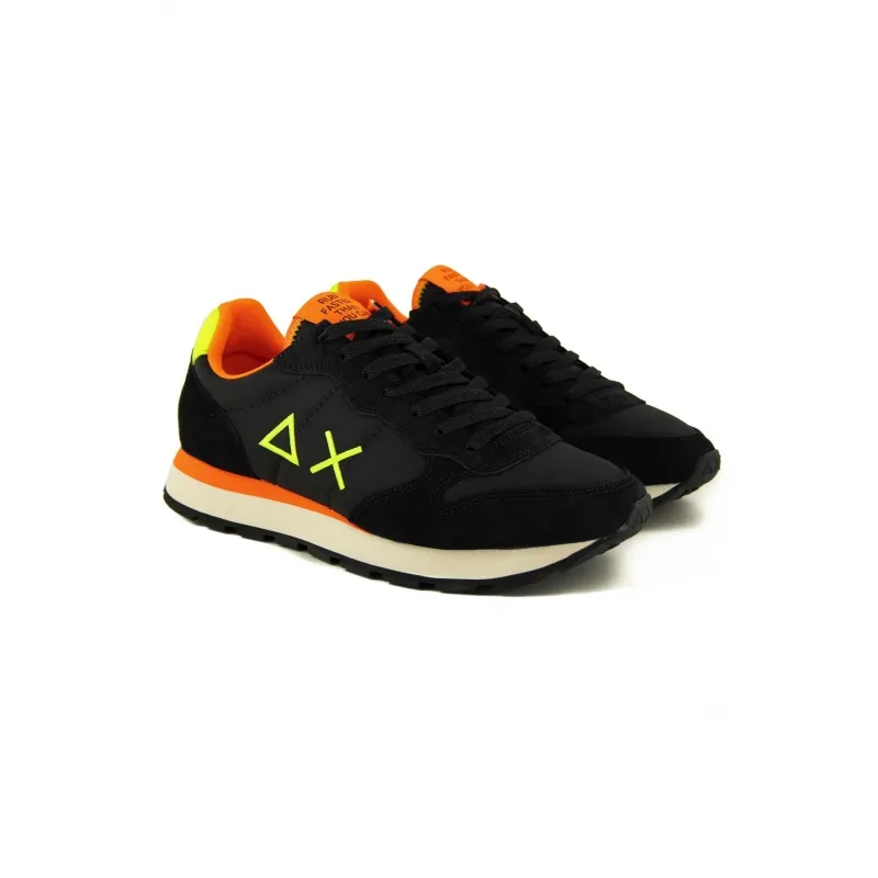 SNEAKERS UOMO MODELLO TOM FLUO, NERO