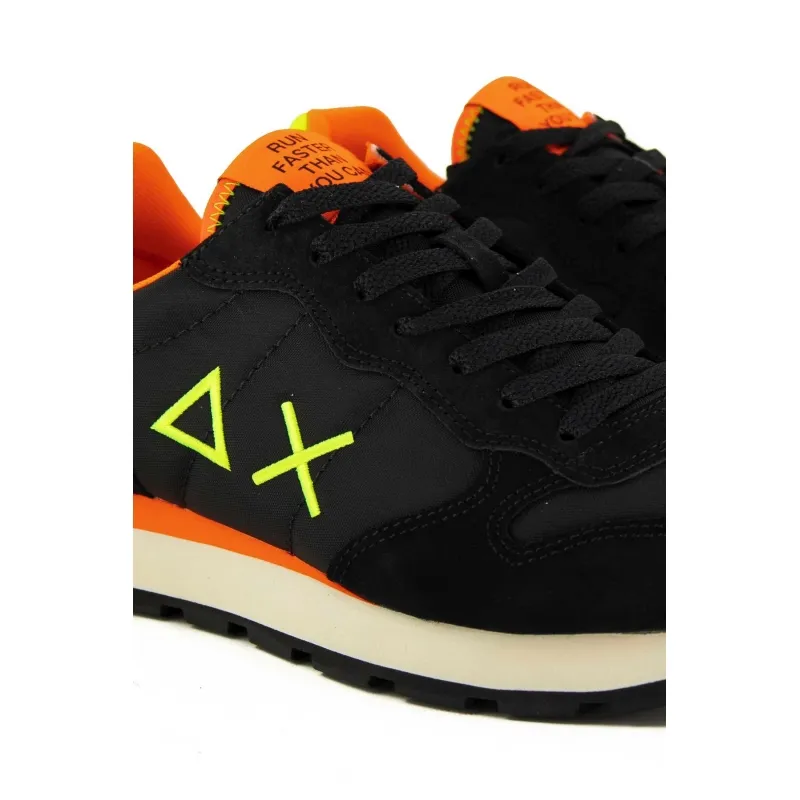 SNEAKERS UOMO MODELLO TOM FLUO, NERO