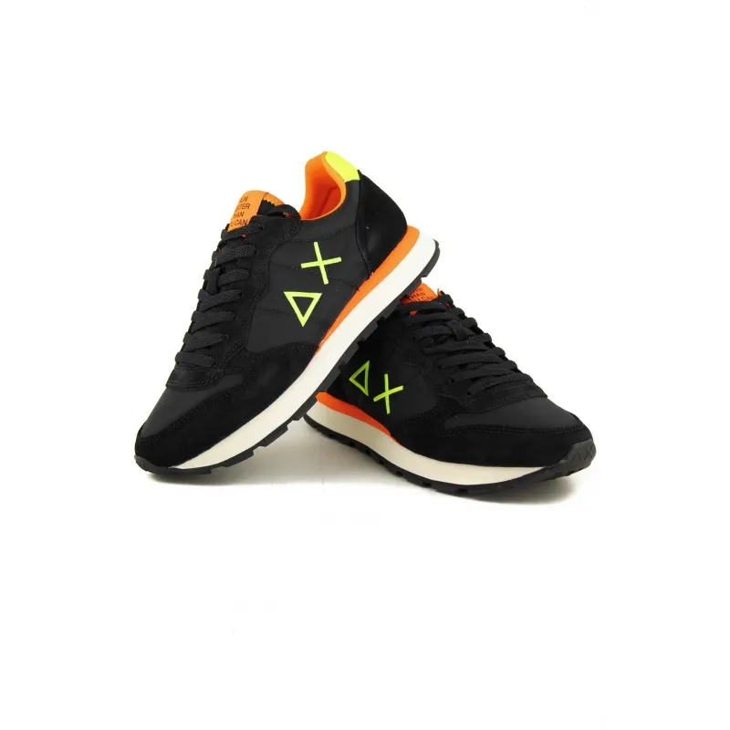 SNEAKERS UOMO MODELLO TOM FLUO, NERO