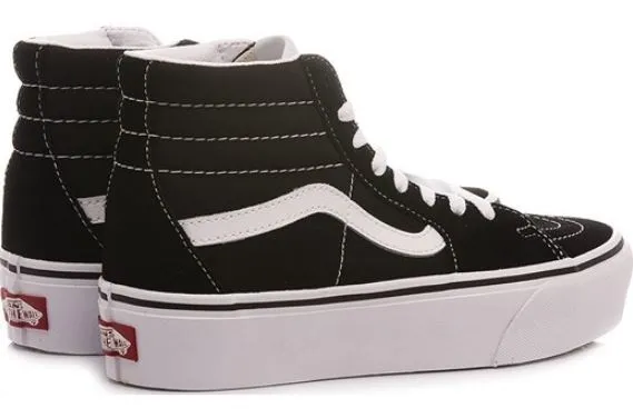 SNEAKERS VANS DONNA SK8-HI BLACK/WHITE VN0A3TKN6BT1