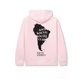 South America Pink Hoodie