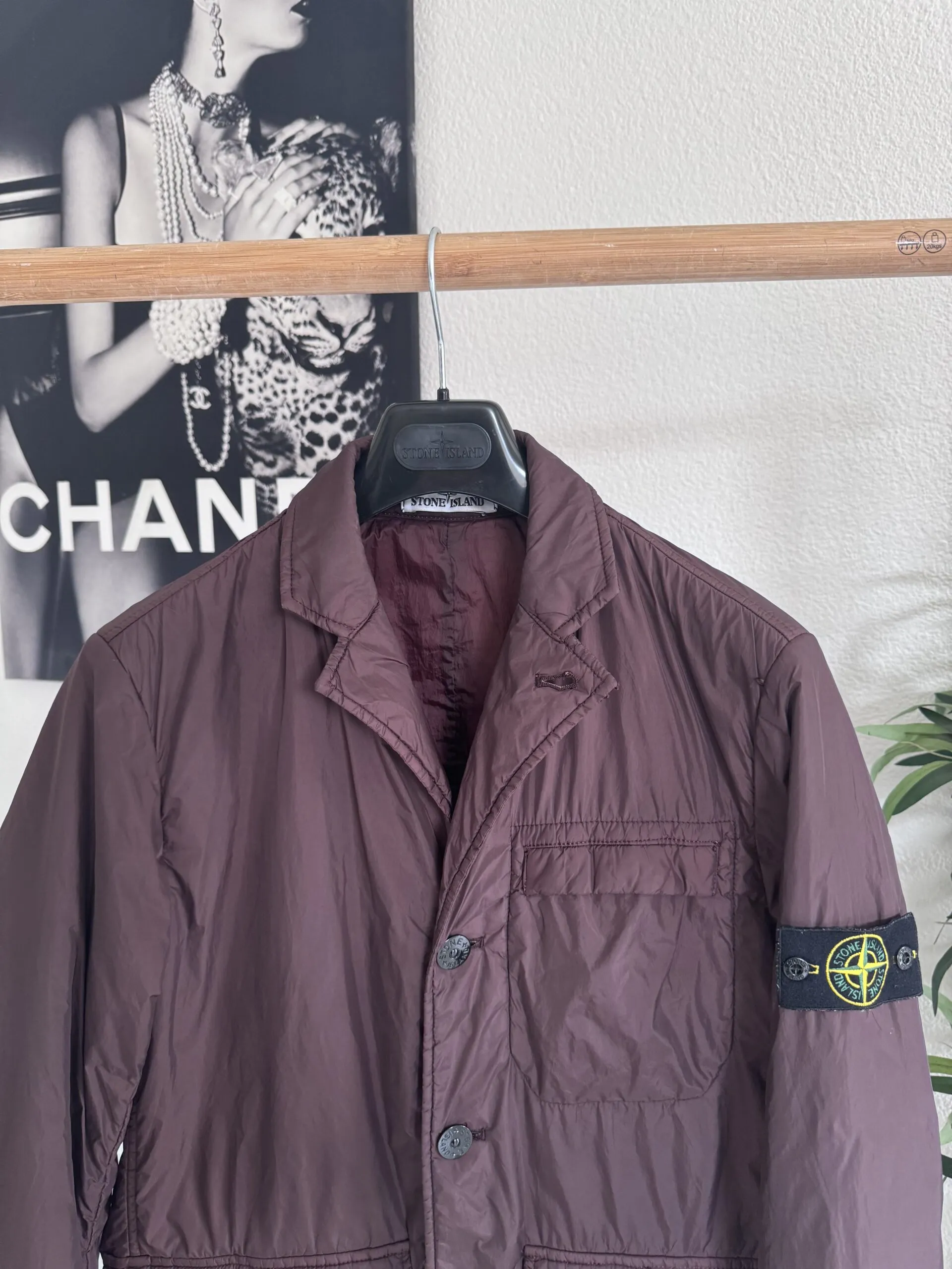 STONE ISLAND GARMENT DYED CRINKLE REPS JACKET