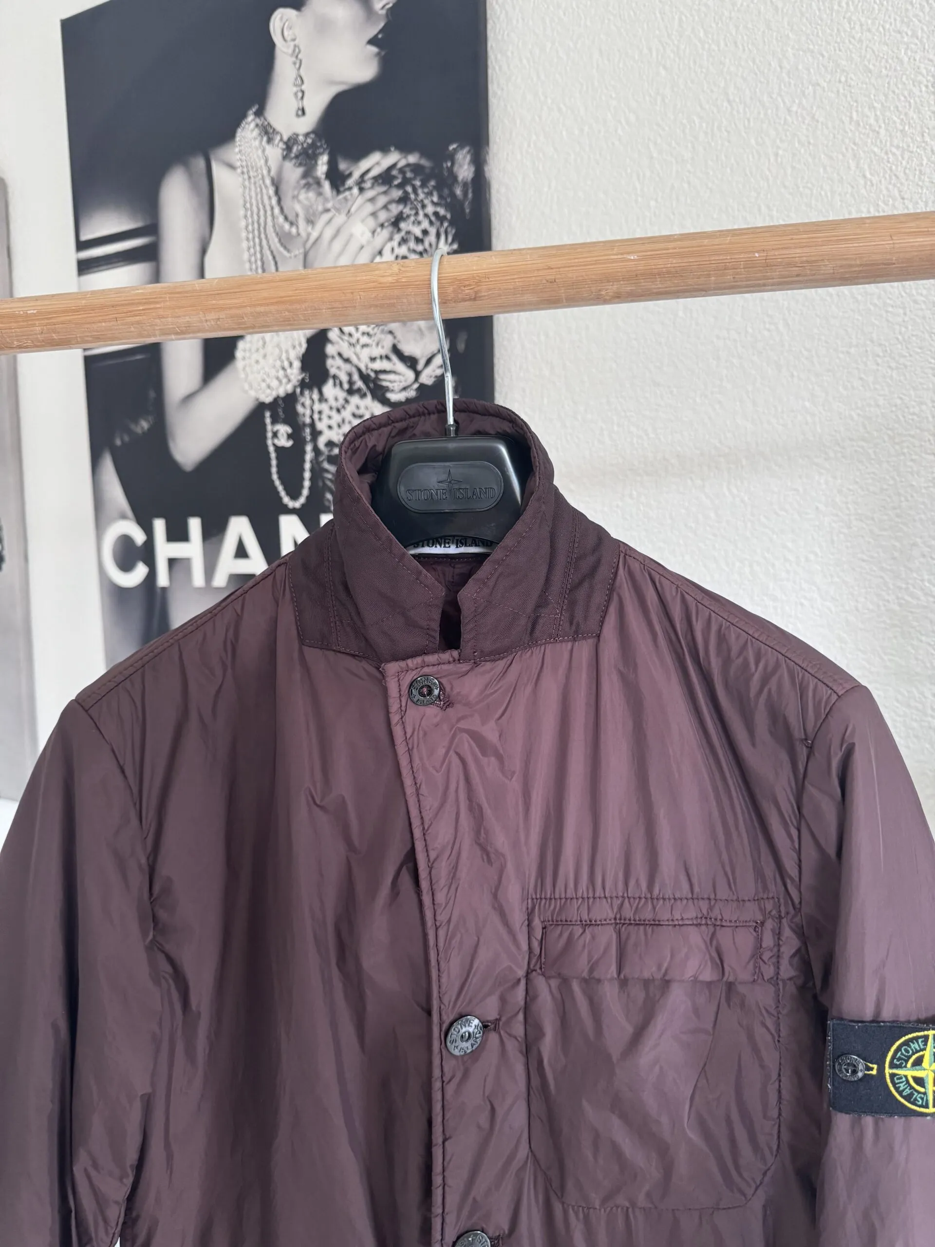 STONE ISLAND GARMENT DYED CRINKLE REPS JACKET