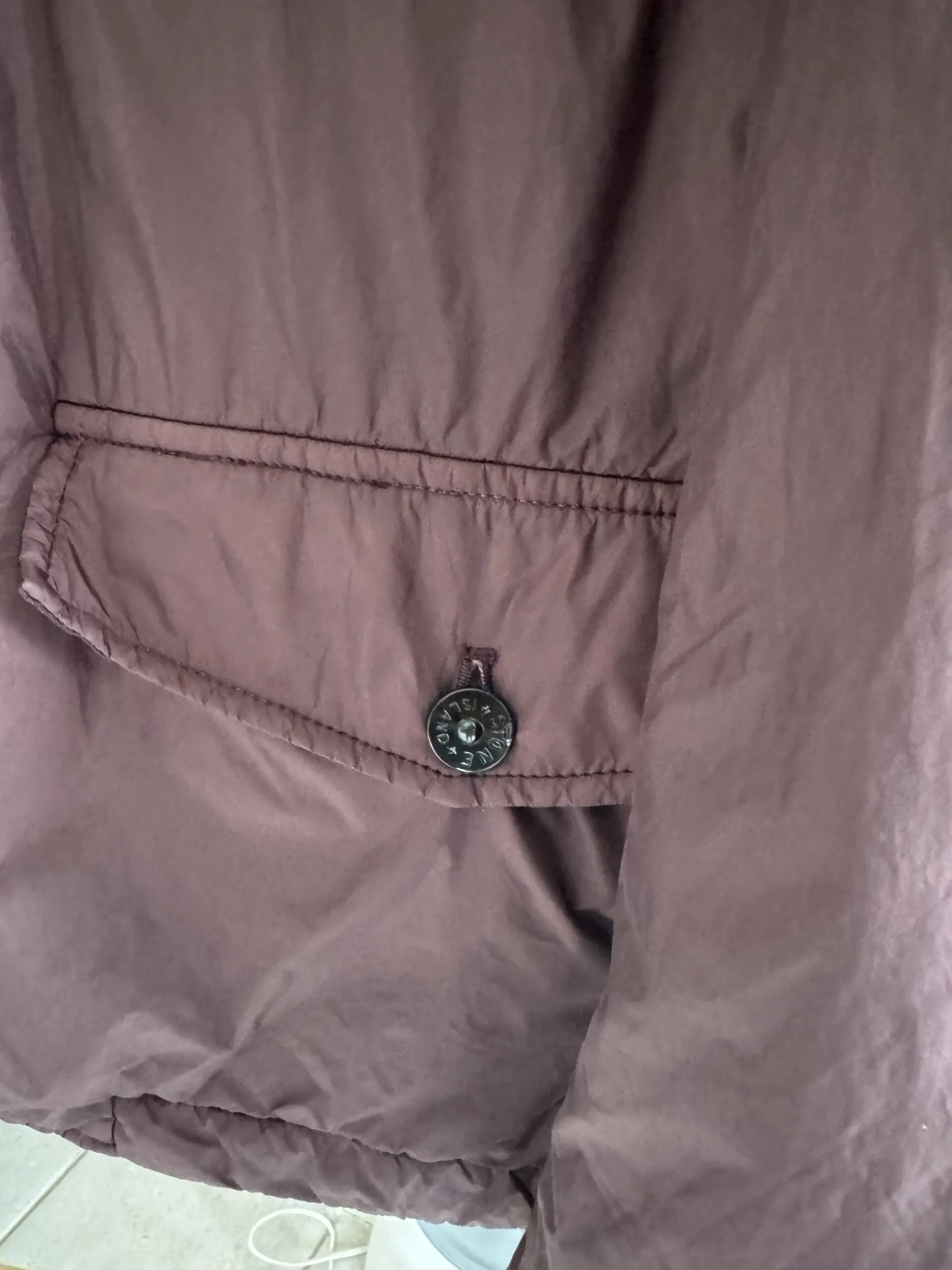 STONE ISLAND GARMENT DYED CRINKLE REPS JACKET