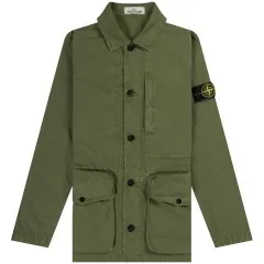 Stone Island 'Tela Smerigliata' Pocket Jacket Olive