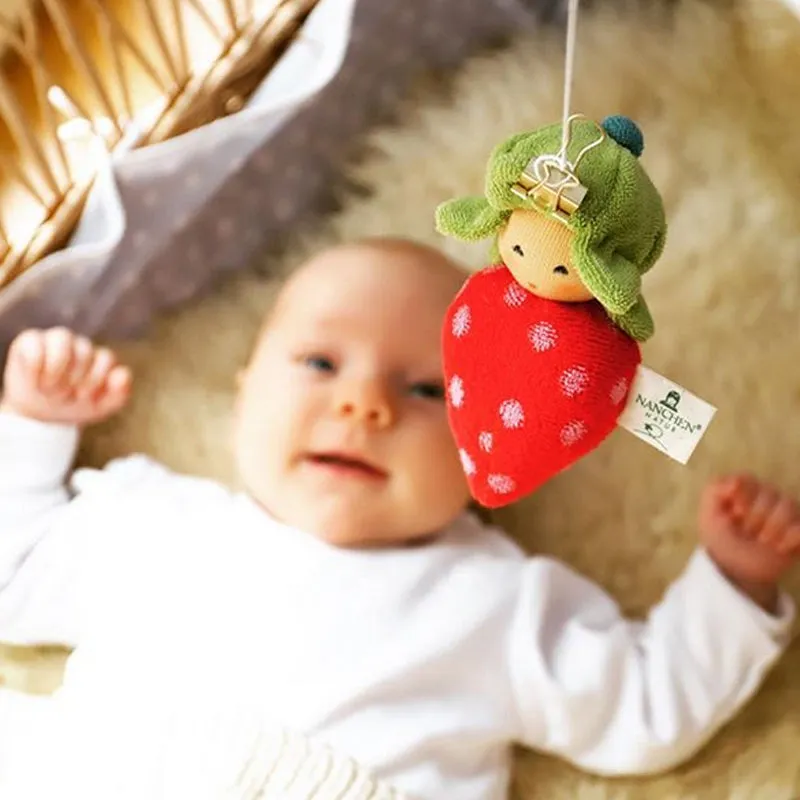 Strawberry Rattle Doll - Nanchen