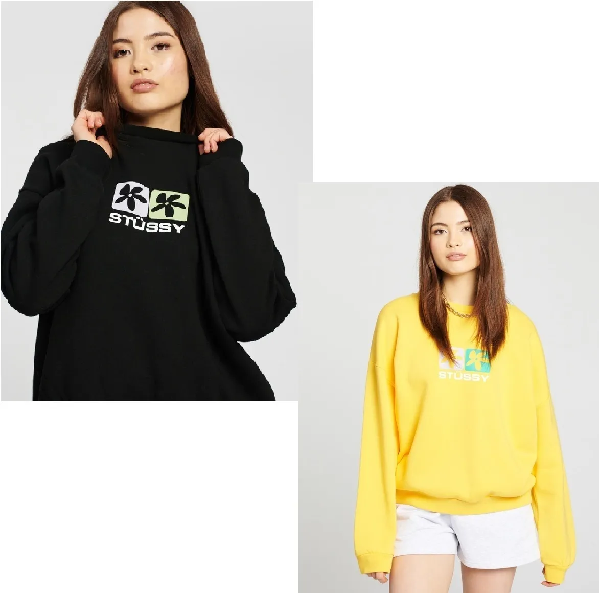 STUSSY  |Cotton Logo Skater Style Hoodies & Sweatshirts