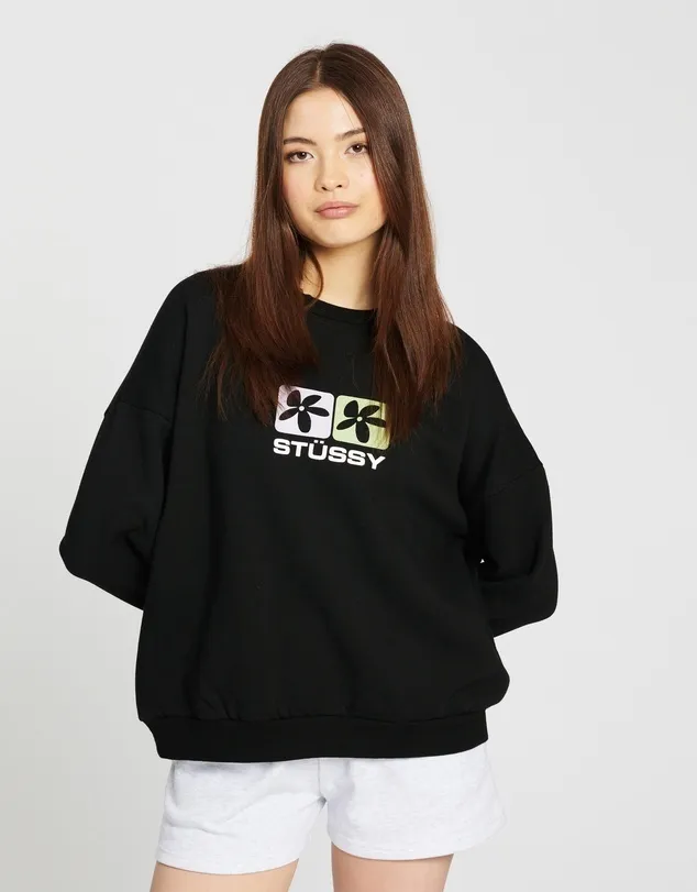 STUSSY  |Cotton Logo Skater Style Hoodies & Sweatshirts