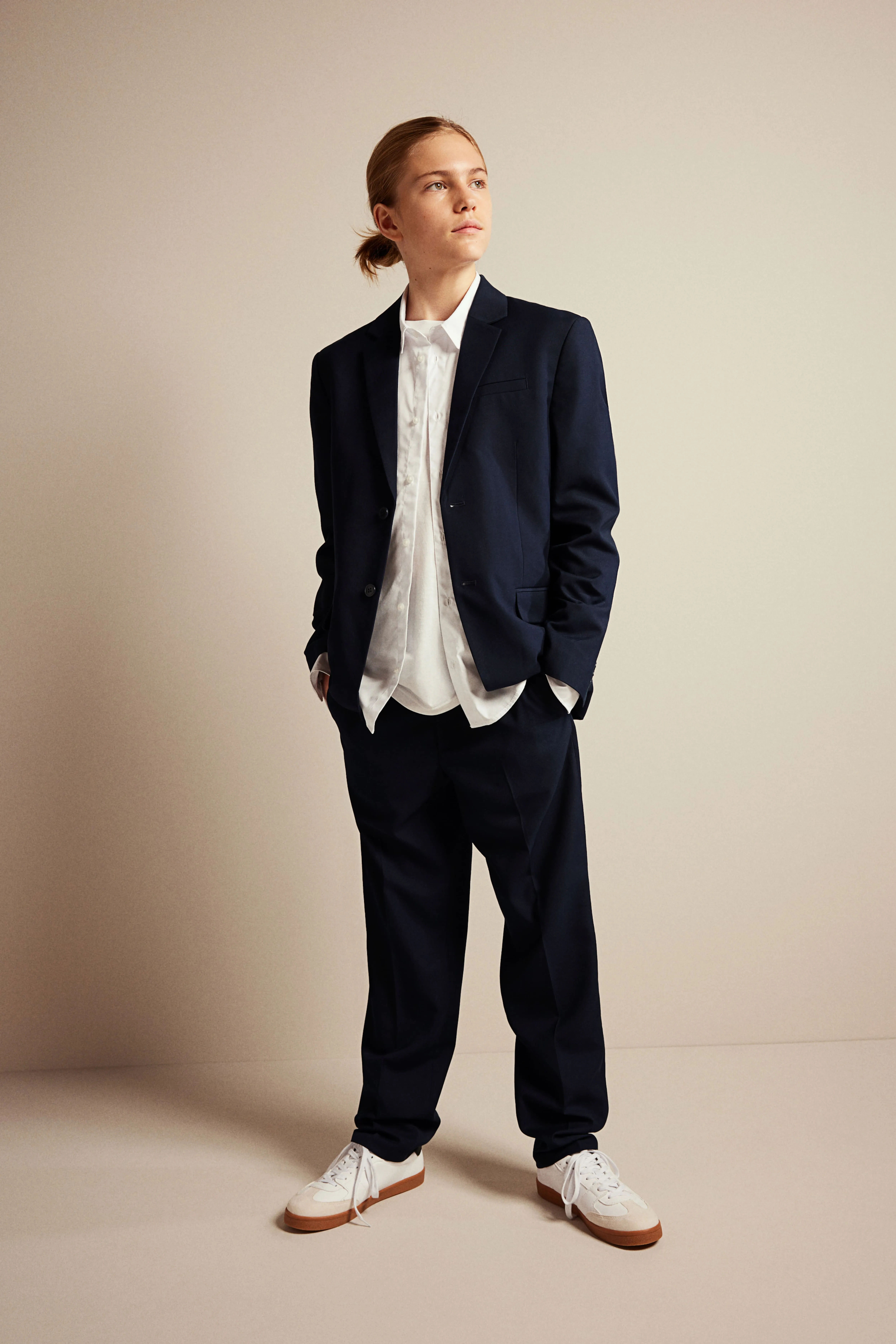 Suit - Long sleeve - Long - Navy blue - Kids | H&M GB