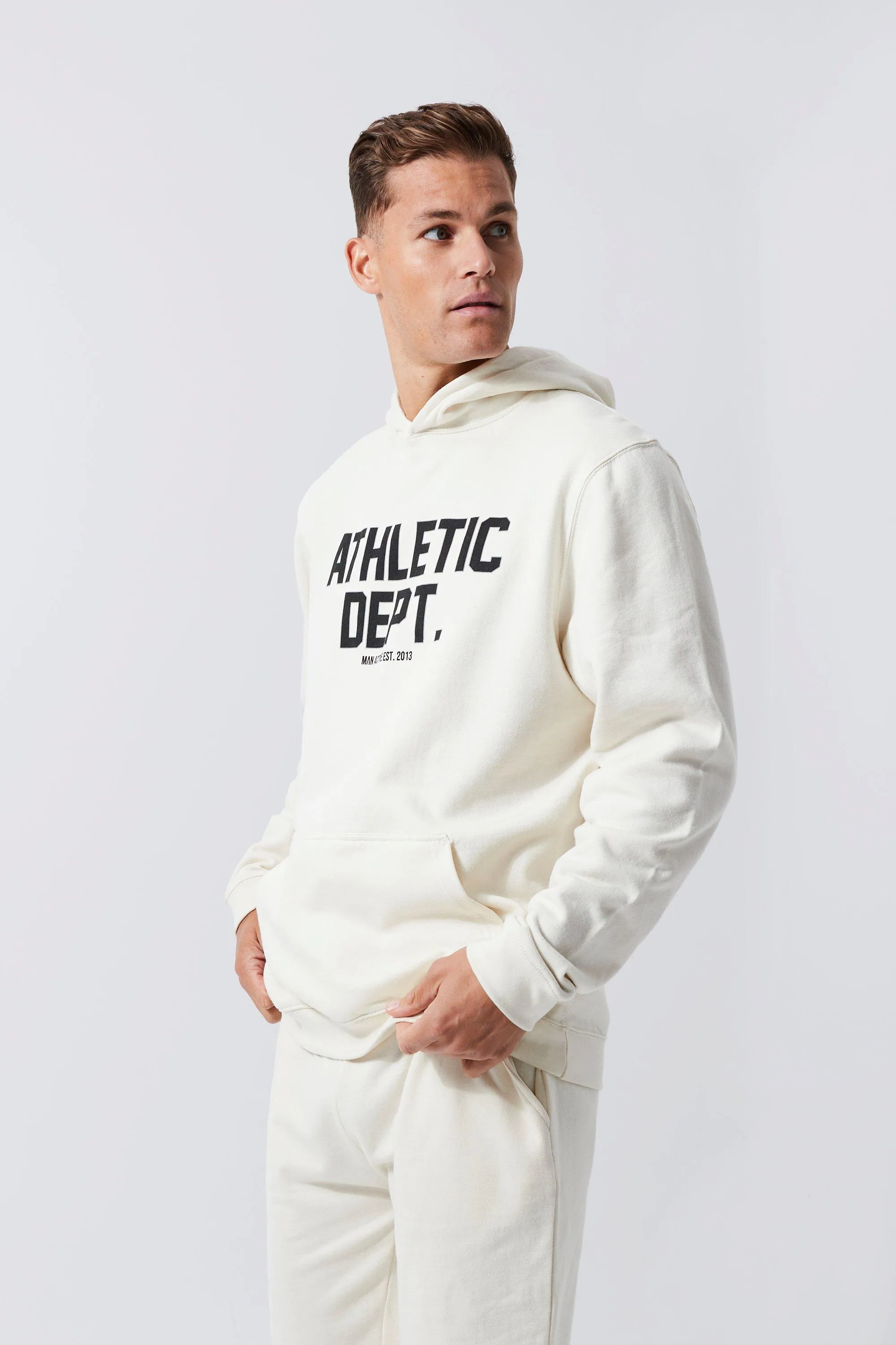 Tall Man Active Athletic Dept. Hoodie | boohooMAN UK