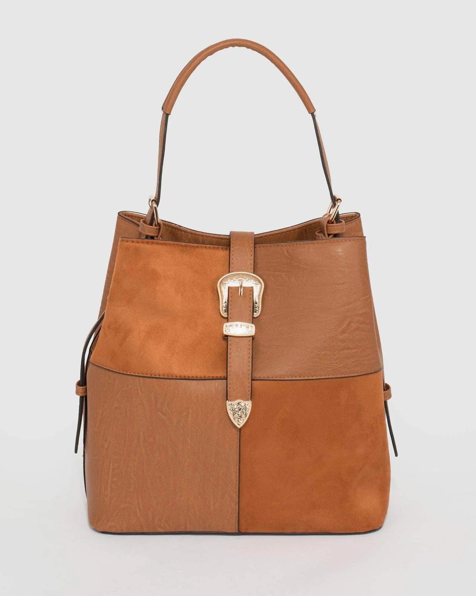 Tan Willow Western Tote Bag