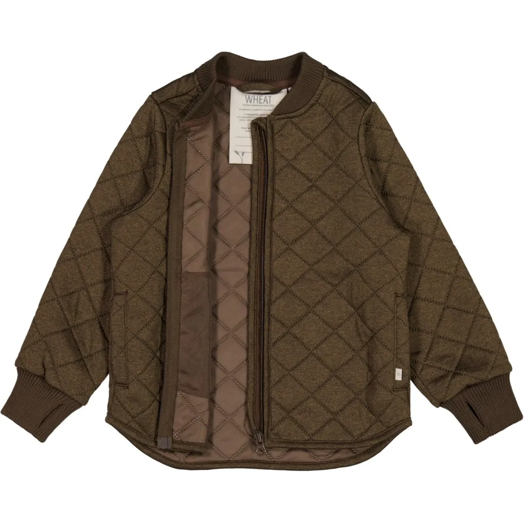 Thermo Jacket Loui - brown melange