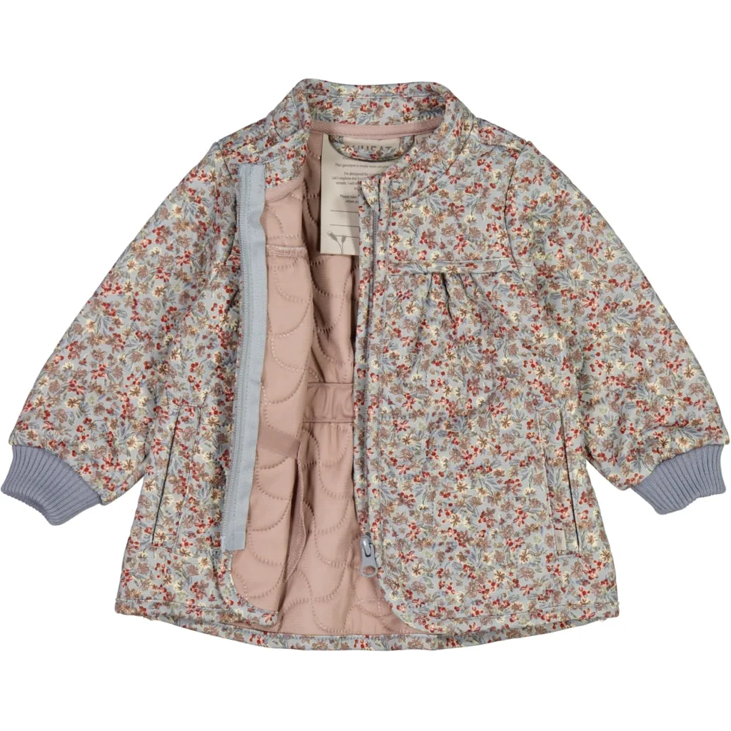 Thermo Jacket Thilde - dusty dove flowers