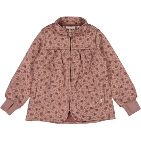 Thermo Jacket Thilde - wood rose flowers