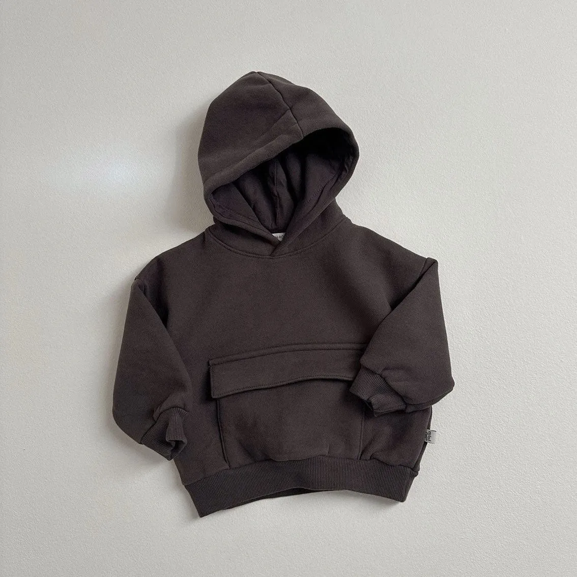 Toddler W24 Brushed Fabric Kangaroo Pocket Hoodie (10m-4y) - 2 Colors