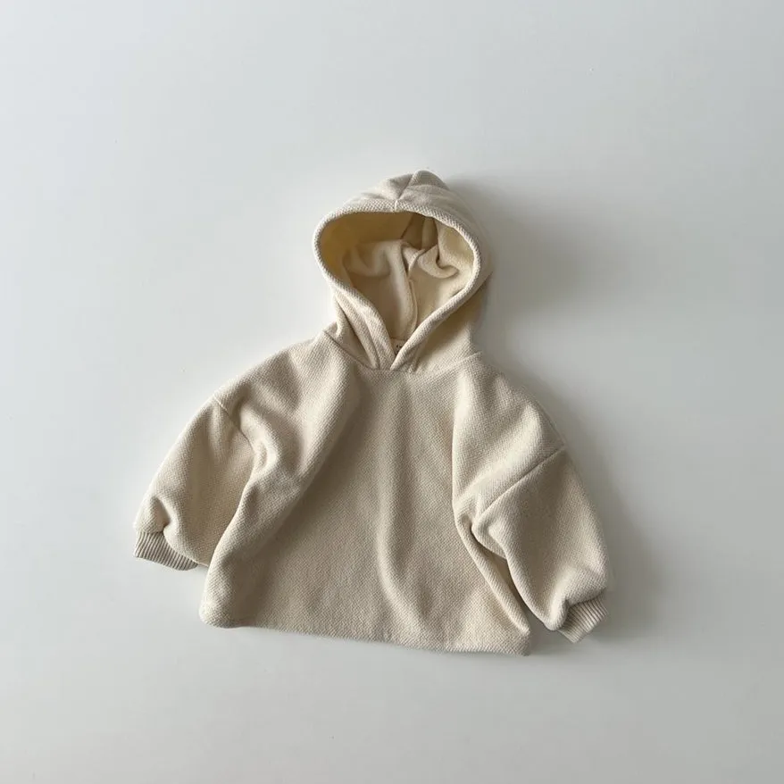 Toddler W24 Brushed Warm Textured Hoodie (1-6y) - 2 Colors