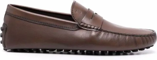 Tod's slip-on loafers Brown