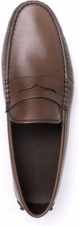 Tod's slip-on loafers Brown