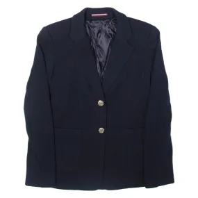 TOMMY HILFIGER Womens Blazer Jacket Blue S