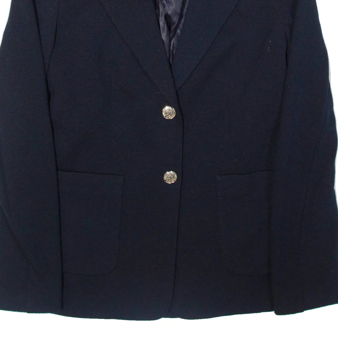 TOMMY HILFIGER Womens Blazer Jacket Blue S