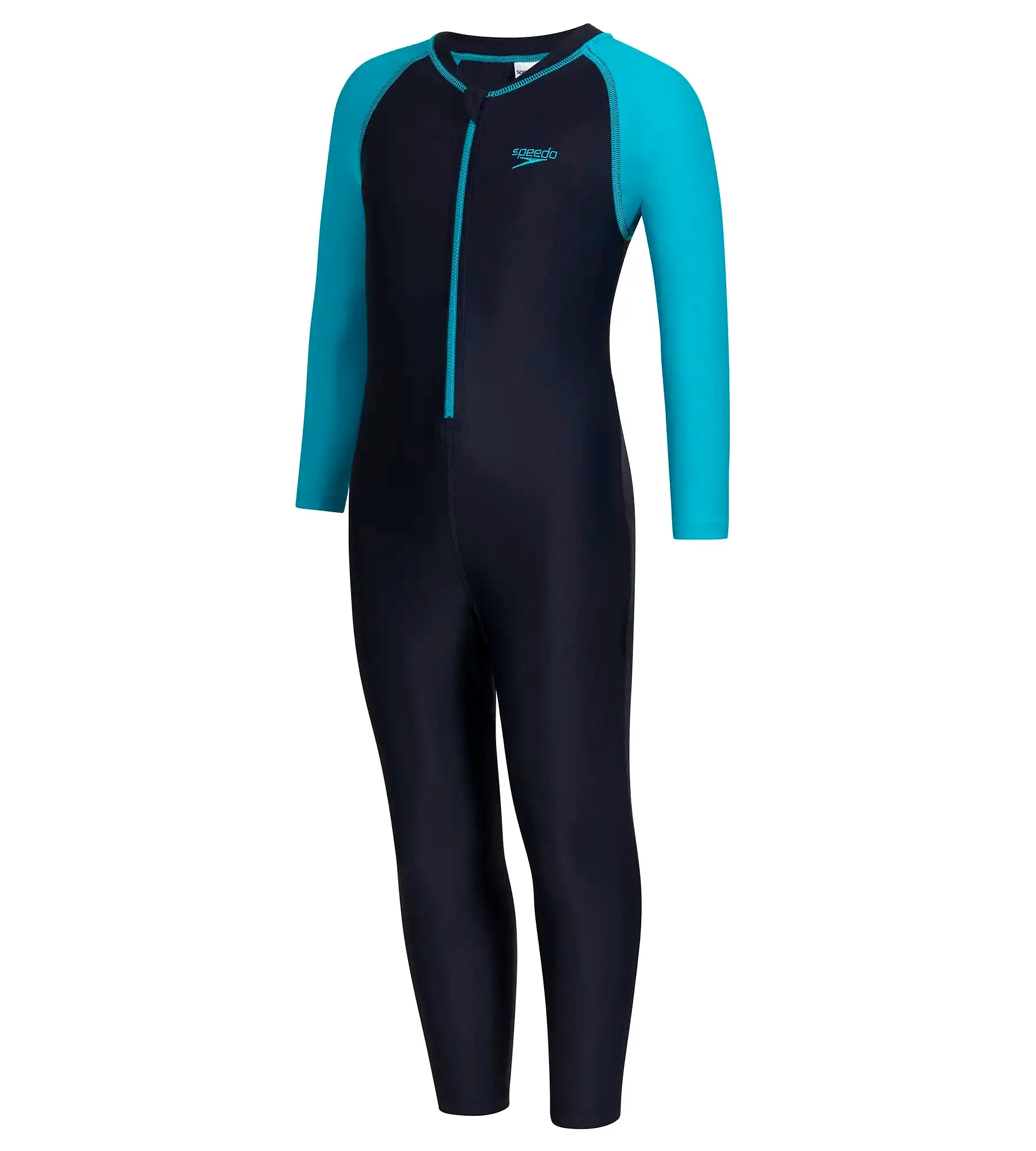 Tot's Endurance All in one suit - True Navy  &  Aquarium